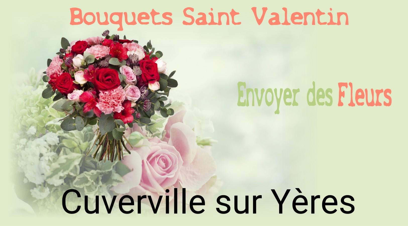 Roses de Saint-Valentin livrées à Cuverville-sur-Yères